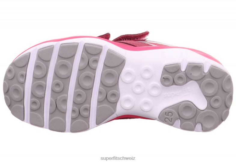 Kleinkinder niedrige Turnschuhe 44B2D792 Superfit sport5 - Sneaker Low mit Klettverschluss Rosa