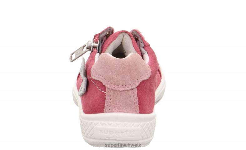 Kleinkinder niedrige Turnschuhe 44B2D795 Superfit tensy – Sneaker Low mit Reißverschluss Rosa