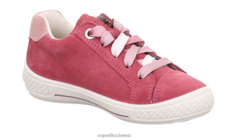 Kleinkinder niedrige Turnschuhe 44B2D795 Superfit tensy – Sneaker Low mit Reißverschluss Rosa