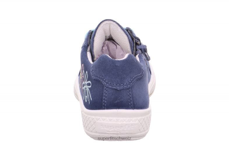 Kleinkinder niedrige Turnschuhe 44B2D803 Superfit tensy – Sneaker Low mit Schnürung Blau