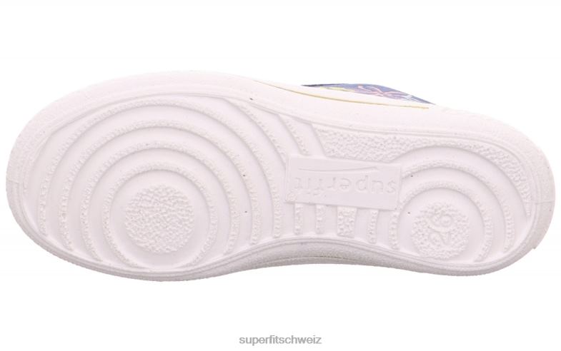 Kleinkinder niedrige Turnschuhe 44B2D803 Superfit tensy – Sneaker Low mit Schnürung Blau