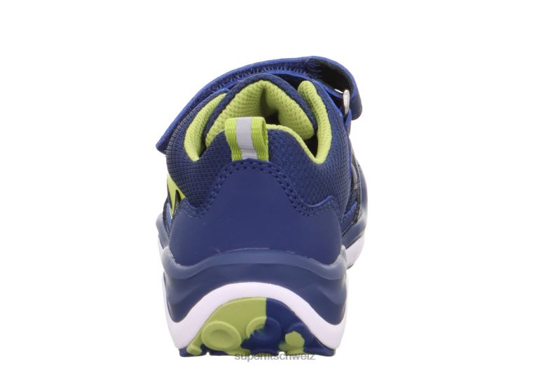 Kleinkinder niedrige Turnschuhe 44B2D807 Superfit sport5 - Sneaker Low mit Klettverschluss blau/hellgrün