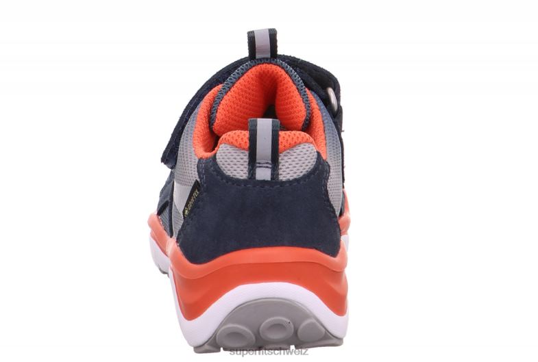 Kleinkinder niedrige Turnschuhe 44B2D808 Superfit sport5 - Sneaker Low mit Klettverschluss Blau Rot