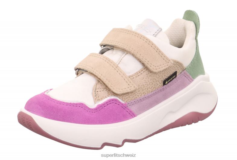 Kleinkinder niedrige Turnschuhe 44B2D819 Superfit Melodie – Sneaker Low mit Klettverschluss Mehrfarben