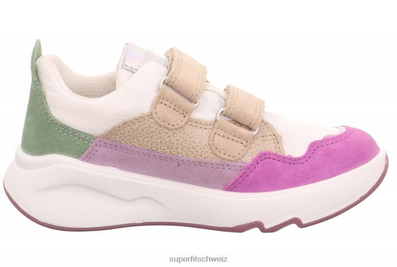 Kleinkinder niedrige Turnschuhe 44B2D819 Superfit Melodie – Sneaker Low mit Klettverschluss Mehrfarben