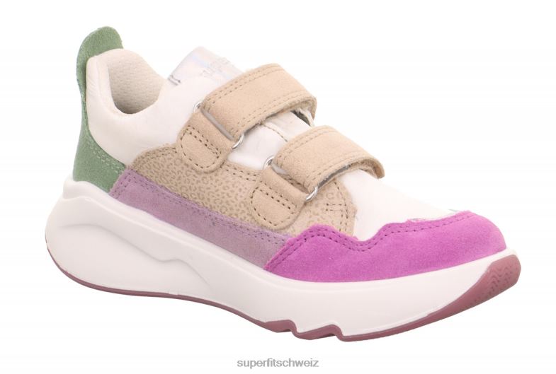 Kleinkinder niedrige Turnschuhe 44B2D819 Superfit Melodie – Sneaker Low mit Klettverschluss Mehrfarben