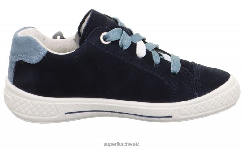 Kleinkinder niedrige Turnschuhe 44B2D821 Superfit tensy – Sneaker Low mit Reißverschluss Blau