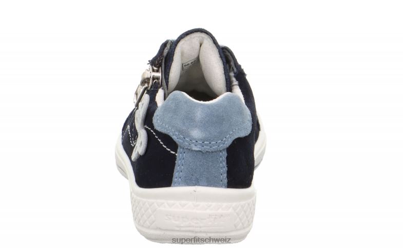 Kleinkinder niedrige Turnschuhe 44B2D821 Superfit tensy – Sneaker Low mit Reißverschluss Blau