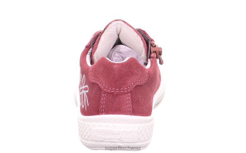 Kleinkinder niedrige Turnschuhe 44B2D831 Superfit tensy – Sneaker Low mit Schnürung Rosa