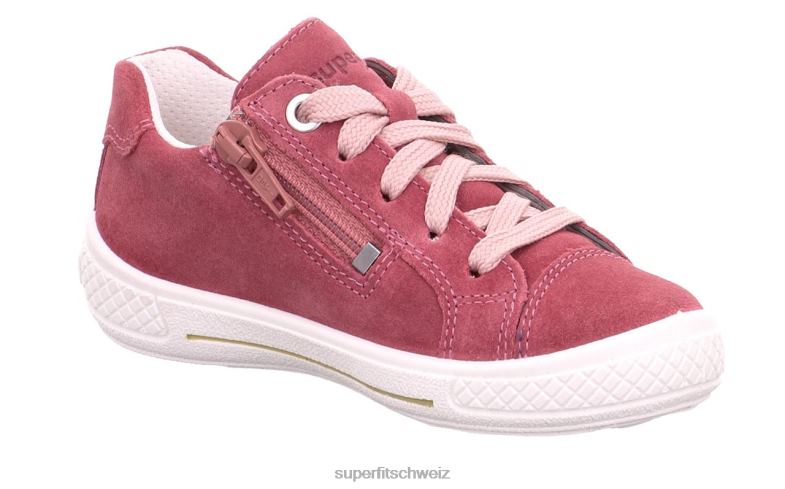 Kleinkinder niedrige Turnschuhe 44B2D831 Superfit tensy – Sneaker Low mit Schnürung Rosa