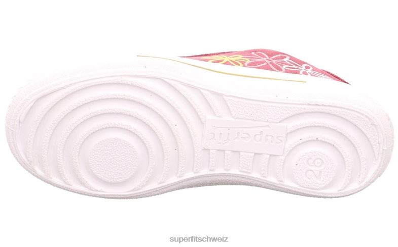 Kleinkinder niedrige Turnschuhe 44B2D831 Superfit tensy – Sneaker Low mit Schnürung Rosa