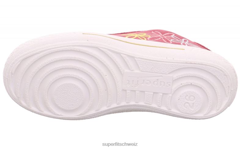 Kleinkinder niedrige Turnschuhe 44B2D831 Superfit tensy – Sneaker Low mit Schnürung Rosa