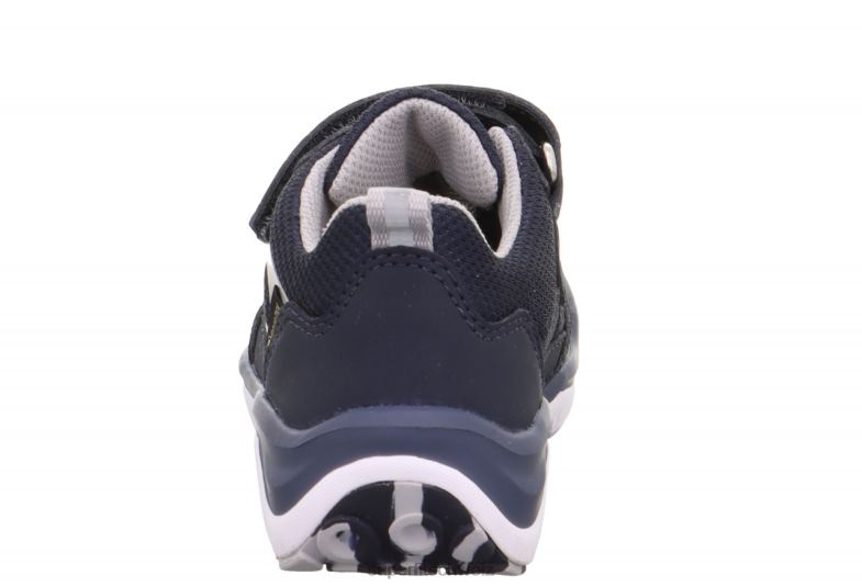 Kleinkinder niedrige Turnschuhe 44B2D833 Superfit sport5 - Sneaker Low mit Klettverschluss blau/hellgrau
