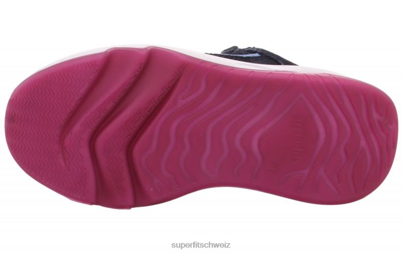 Kleinkinder niedrige Turnschuhe 44B2D848 Superfit Melodie – niedrige Sneakers mit Reißverschluss Blau