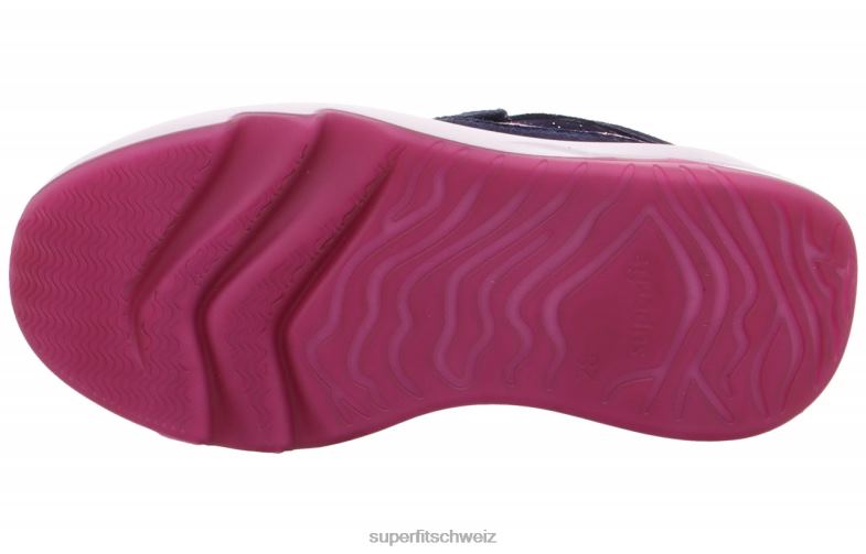 Kleinkinder niedrige Turnschuhe 44B2D861 Superfit Melodie – Sneaker Low mit Klettverschluss Blau