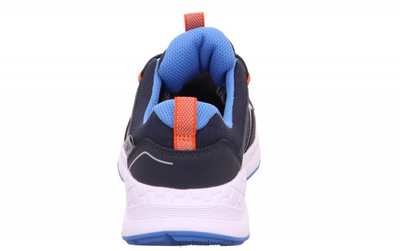 Kleinkinder niedrige Turnschuhe 44B2D885 Superfit Free Ride – Sneaker Low mit Schnellverschluss blau/hellblau