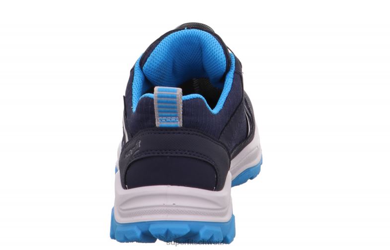 Kleinkinder niedrige Turnschuhe 44B2D891 Superfit Jupiter - Low-Sneaker mit Boa-Fit-System blau/türkis