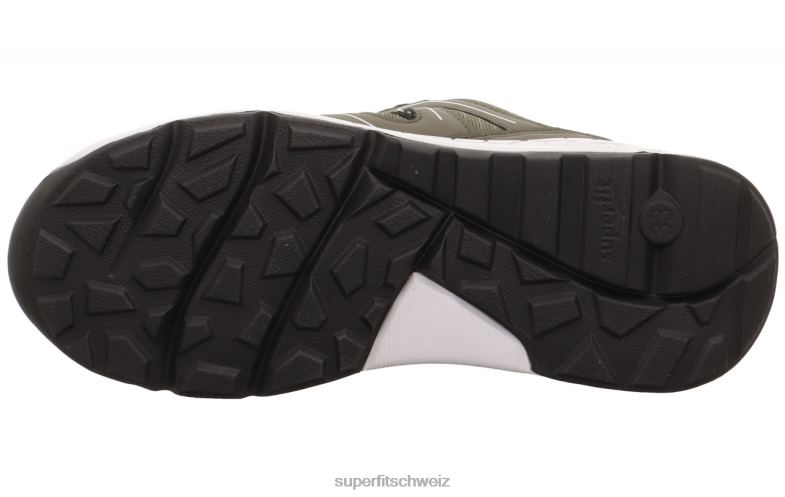 Kleinkinder niedrige Turnschuhe 44B2D894 Superfit Free Ride - Low-Sneaker mit Boa-Fit-System Grün Schwarz