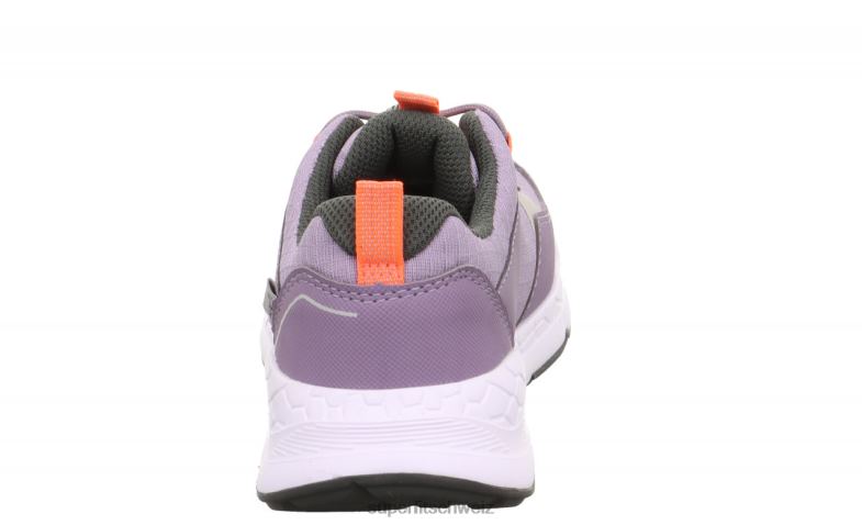 Kleinkinder niedrige Turnschuhe 44B2D898 Superfit Free Ride – Sneaker Low mit Schnellverschluss lila/orange