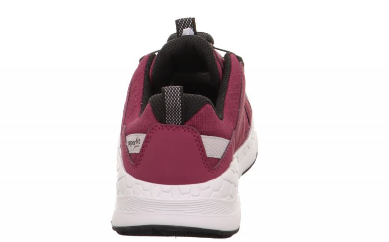 Kleinkinder niedrige Turnschuhe 44B2D908 Superfit Free Ride - Low-Sneaker mit Boa-Fit-System rot schwarz