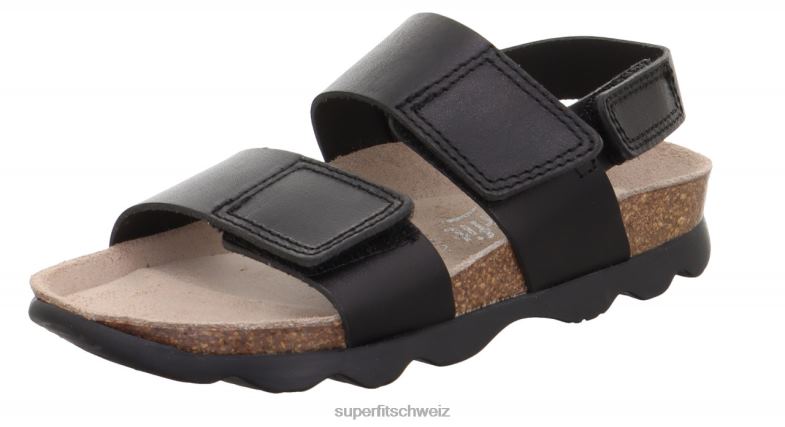 Kleinkinder Sandalen 44B2D581 Superfit Gelees - Sandale mit Klettverschluss Schwarz