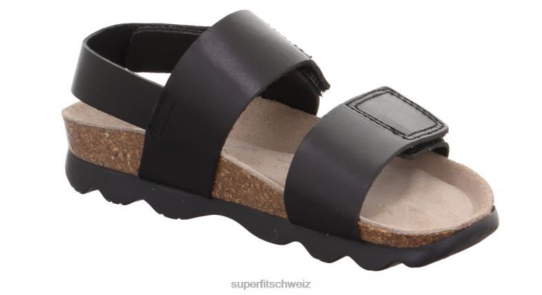 Kleinkinder Sandalen 44B2D581 Superfit Gelees - Sandale mit Klettverschluss Schwarz
