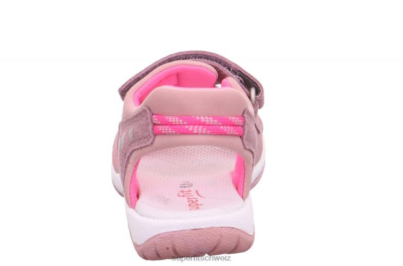 Kleinkinder Sandalen 44B2D610 Superfit sunny - Sandale mit Klettverschluss Purpur Rosa