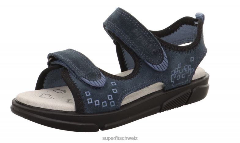 Kleinkinder Sandalen 44B2D611 Superfit Pixie - Sandale mit Klettverschluss Blau