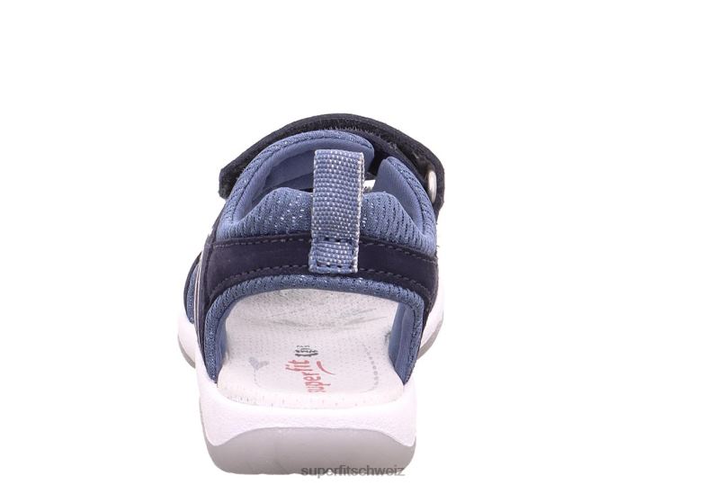 Kleinkinder Sandalen 44B2D614 Superfit sunny - Sandale mit Klettverschluss Blau