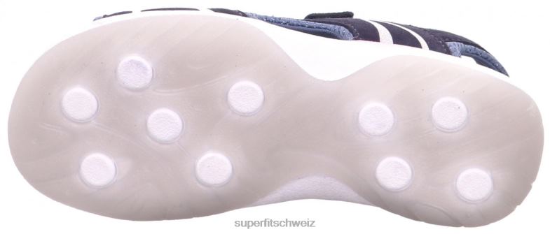 Kleinkinder Sandalen 44B2D614 Superfit sunny - Sandale mit Klettverschluss Blau