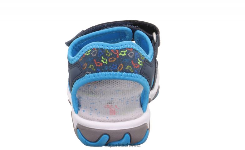 Kleinkinder Sandalen 44B2D621 Superfit Mike 3.0 – Sandale mit Klettverschluss blau/türkis
