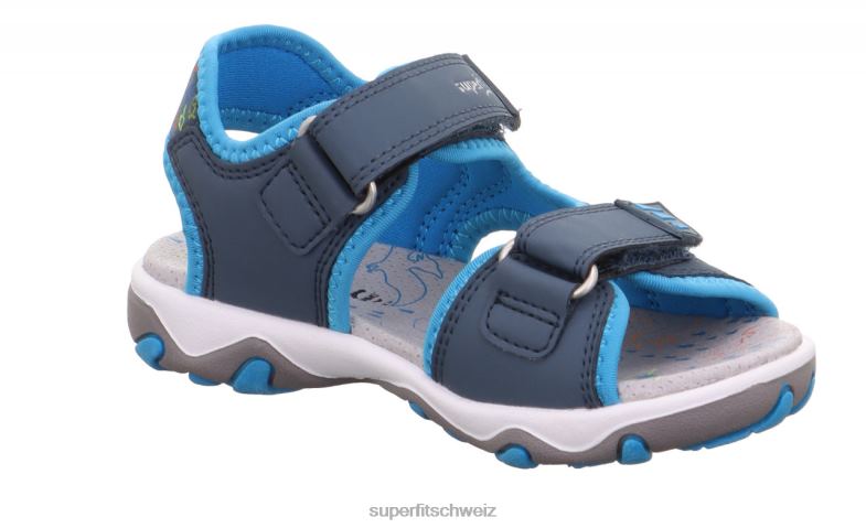 Kleinkinder Sandalen 44B2D621 Superfit Mike 3.0 – Sandale mit Klettverschluss blau/türkis