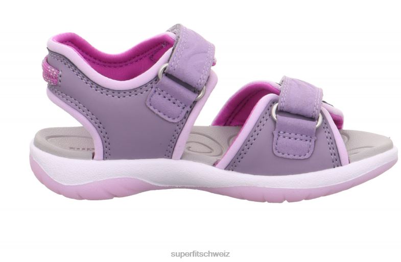Kleinkinder Sandalen 44B2D622 Superfit sunny - Sandale mit Klettverschluss lila
