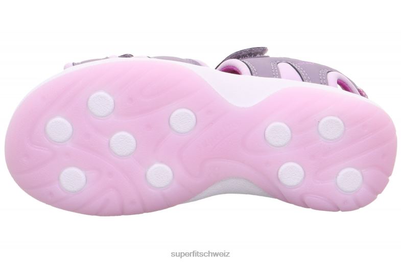 Kleinkinder Sandalen 44B2D622 Superfit sunny - Sandale mit Klettverschluss lila
