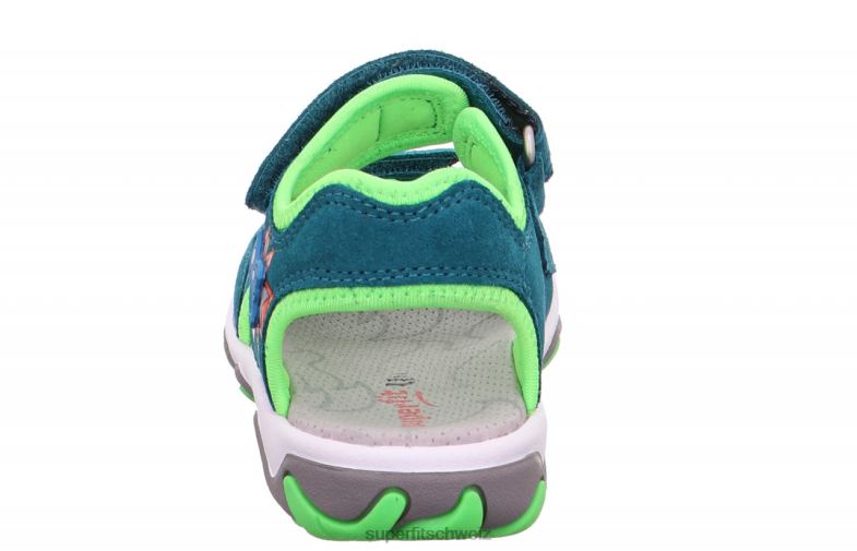 Kleinkinder Sandalen 44B2D626 Superfit Mike 3.0 – Sandale mit Klettverschluss grün/hellgrün