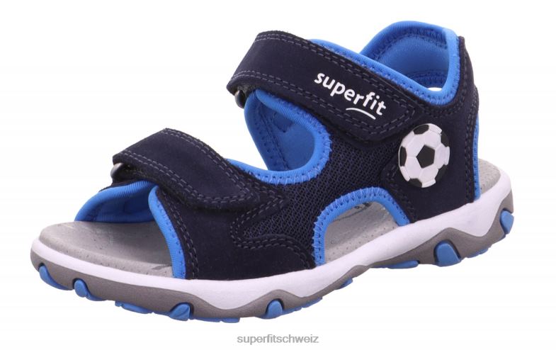 Kleinkinder Sandalen 44B2D628 Superfit Mike 3.0 – Sandale mit Klettverschluss blau/türkis