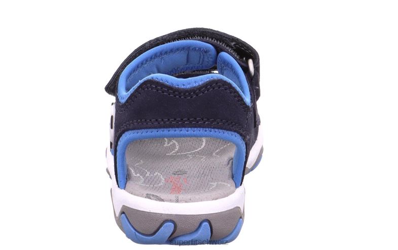 Kleinkinder Sandalen 44B2D628 Superfit Mike 3.0 – Sandale mit Klettverschluss blau/türkis
