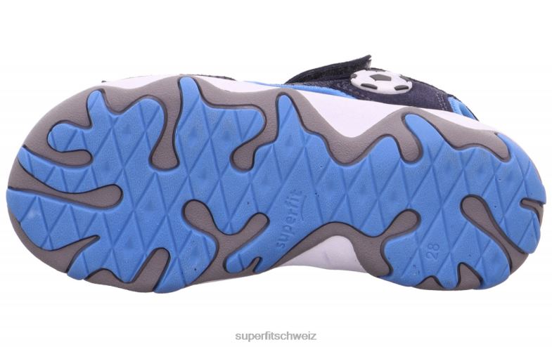 Kleinkinder Sandalen 44B2D628 Superfit Mike 3.0 – Sandale mit Klettverschluss blau/türkis