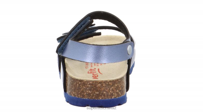 Kleinkinder Sandalen 44B2D631 Superfit fussbettpantoffel - Sandale mit Klettverschluss Blau