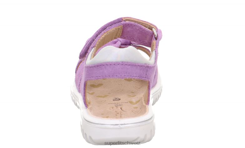 Kleinkinder Sandalen 44B2D632 Superfit sparkle - Sandale mit Klettverschluss lila