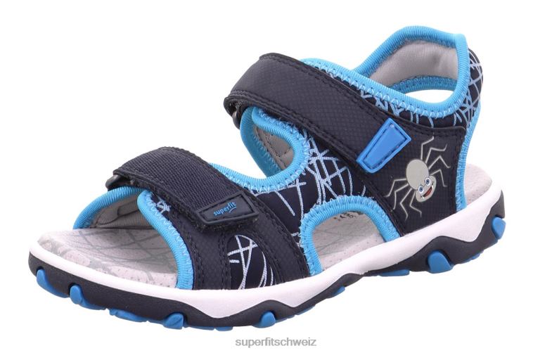Kleinkinder Sandalen 44B2D639 Superfit Mike 3.0 – Sandale mit Klettverschluss Blau