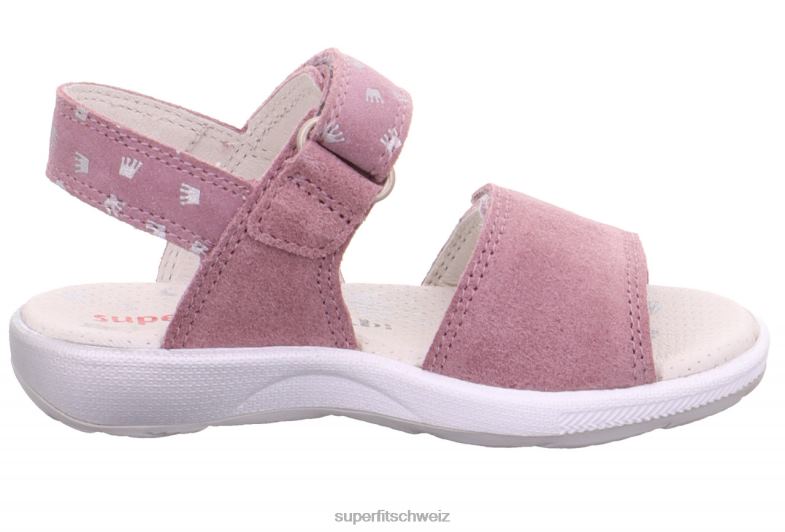 Kleinkinder Sandalen 44B2D640 Superfit Emily – Sandale mit Klettverschluss lila