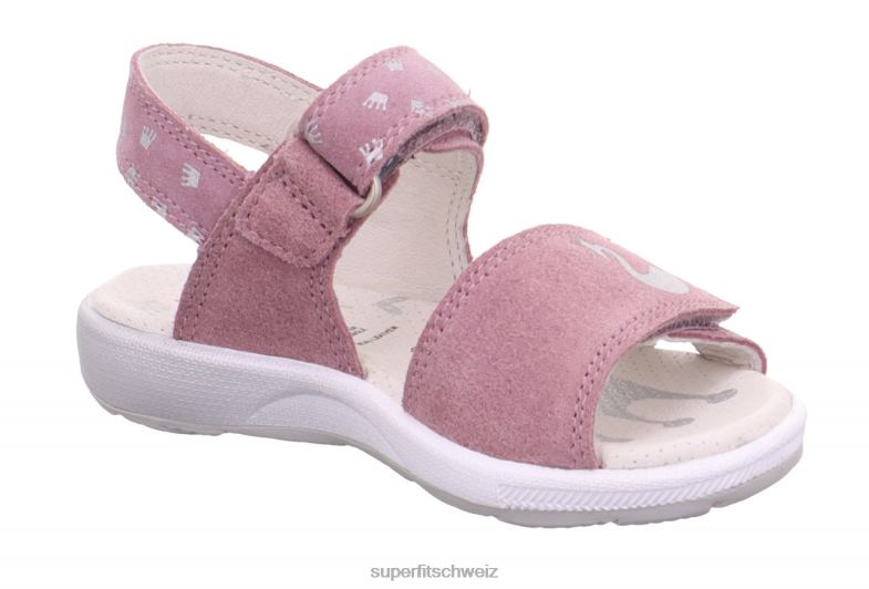 Kleinkinder Sandalen 44B2D640 Superfit Emily – Sandale mit Klettverschluss lila