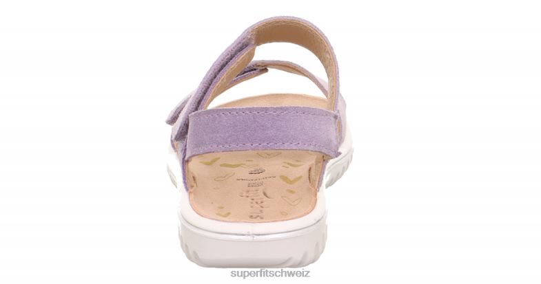 Kleinkinder Sandalen 44B2D645 Superfit sparkle - Sandale mit Klettverschluss lila