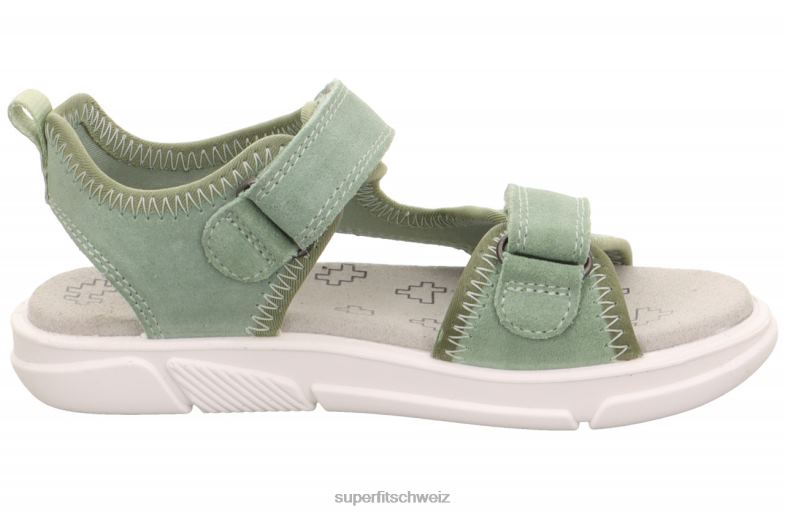 Kleinkinder Sandalen 44B2D649 Superfit Pixie - Sandale mit Klettverschluss hellgrün
