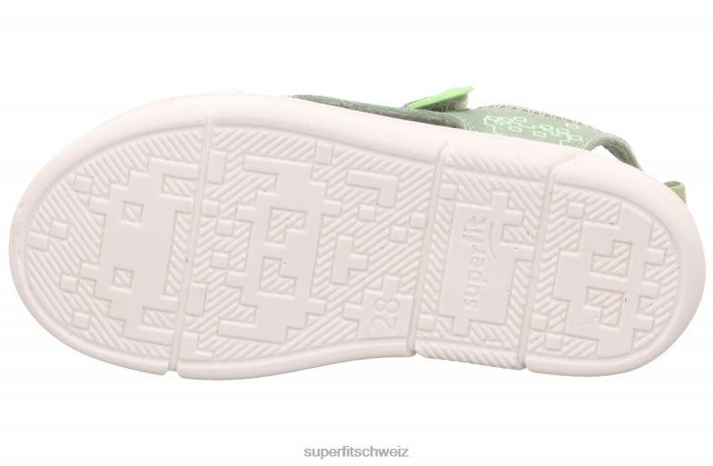 Kleinkinder Sandalen 44B2D649 Superfit Pixie - Sandale mit Klettverschluss hellgrün