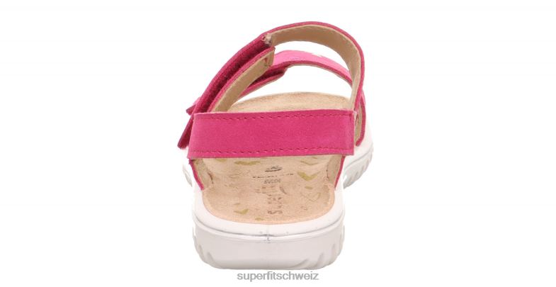 Kleinkinder Sandalen 44B2D654 Superfit sparkle - Sandale mit Klettverschluss Rosa