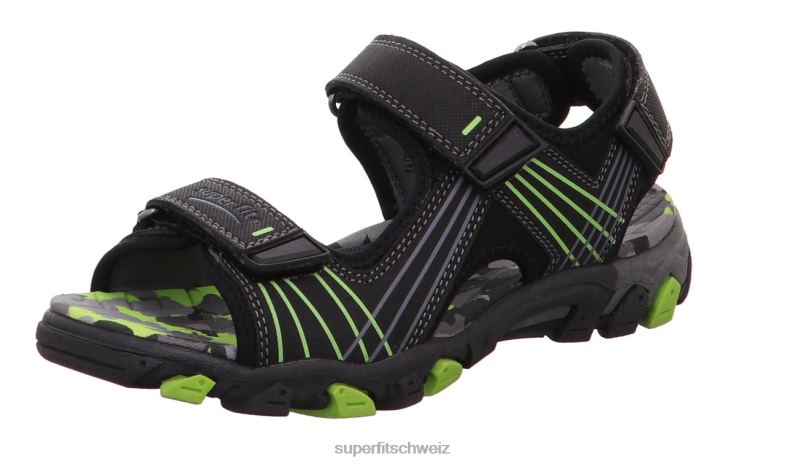 Kleinkinder Sandalen 44B2D655 Superfit Henry - Sandale mit Klettverschluss Schwarz