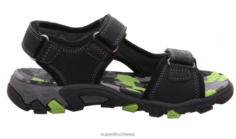 Kleinkinder Sandalen 44B2D655 Superfit Henry - Sandale mit Klettverschluss Schwarz