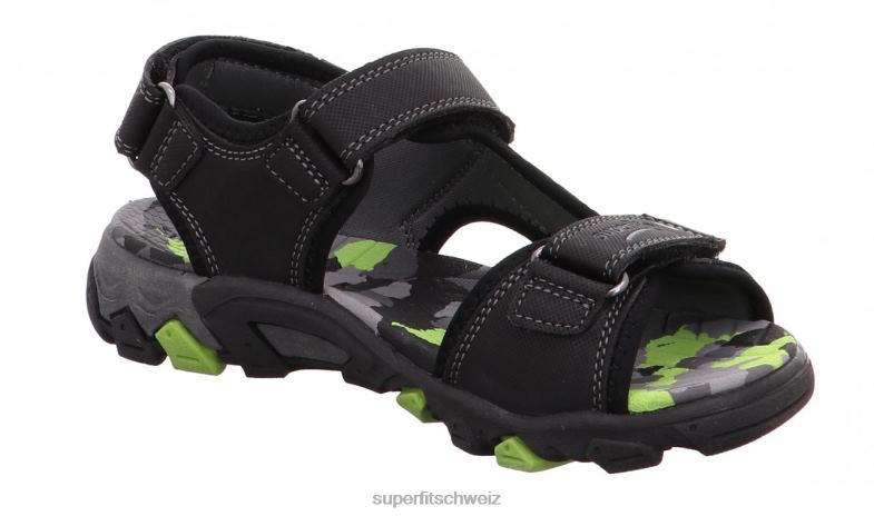 Kleinkinder Sandalen 44B2D655 Superfit Henry - Sandale mit Klettverschluss Schwarz